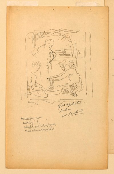 Les hommes de Mataafa fabriquant - John La Farge