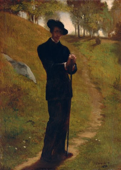 Portrait du peintre, 1859 - John La Farge