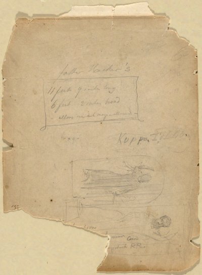 Étude pour Saint prêchant à Athènes - John La Farge