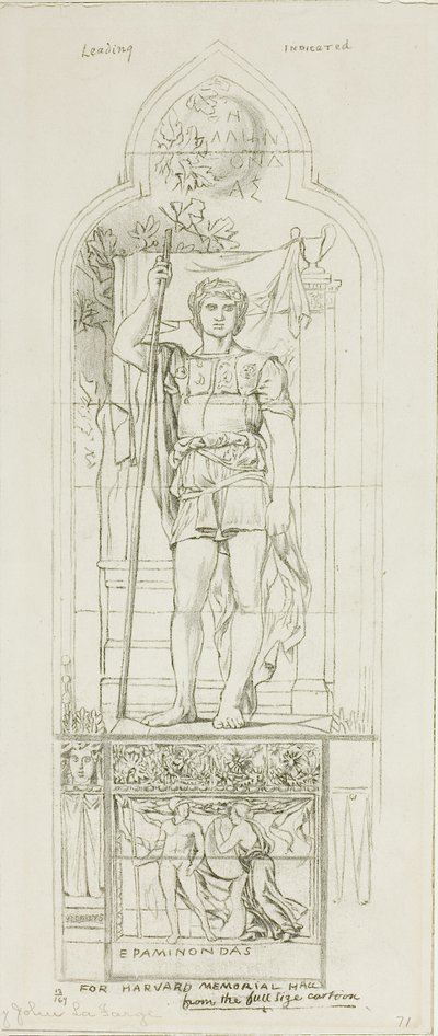 Étude pour un vitrail - John La Farge
