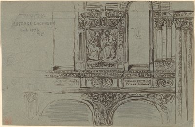 Église de la Trinité, Boston (nef) - Étude murale - John La Farge