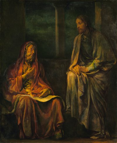 Visite de Nicodème à Christ, 1880 - John La Farge