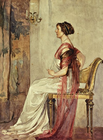 Femme assise - John La Farge or Lafarge