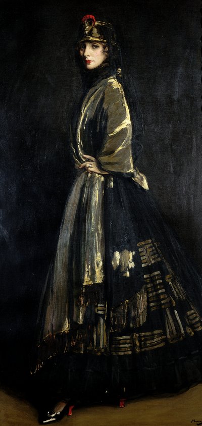 Noisette en noir et or, 1916 - John Lavery