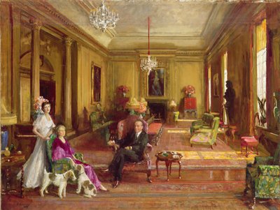 Lord Duveen de Millbank chez lui - John Lavery
