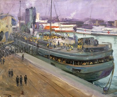 Embarquement des Marins, Southampton - John Lavery