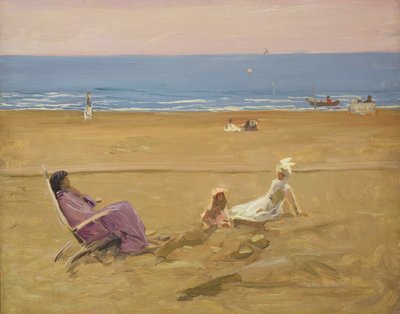 Sur la plage - John Lavery