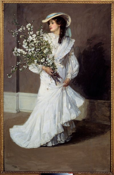 Printemps. Allégorie du printemps : portrait d
