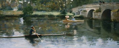 Le pont à Grez - John Lavery
