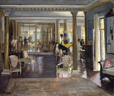 Le Salon, Falconhead - John Lavery