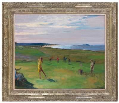 Le parcours de golf, North Berwick - John Lavery