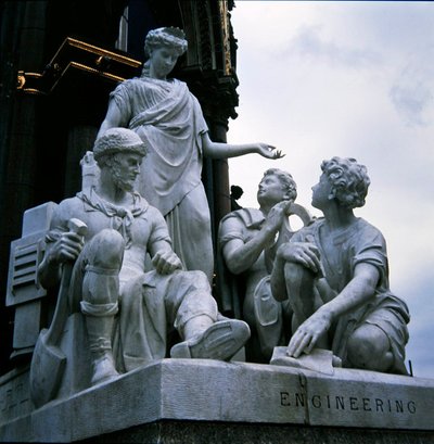 Ingénierie, groupe sculptural du Mémorial Albert, achevé en 1876 - John Lawlor