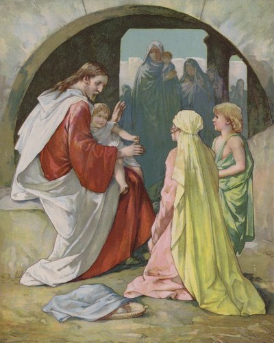 Le Christ bénissant les petits enfants - John Lawson