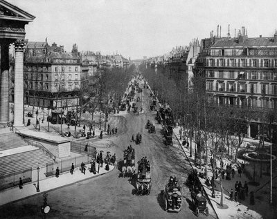 Boulevard Madeleine à Paris, vers 1900 - John Lawson Stoddard