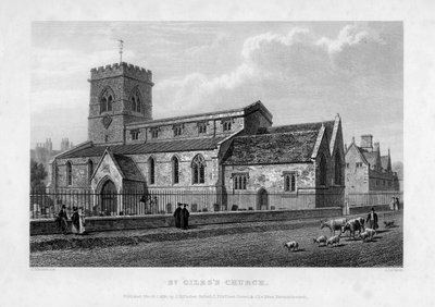 Église Saint-Gilles, Oxford - John Le Keux