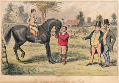 M. Sponge est présenté à Ercles, 1865 - John Leech, Hablot Knight Browne