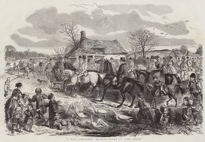 De vraies vacances de Noël - John Leech