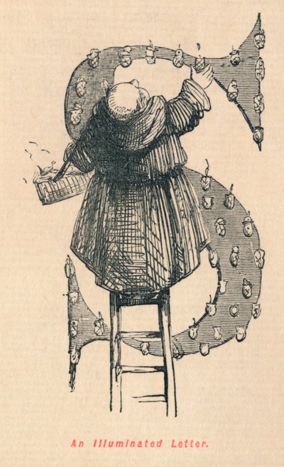 Une Lettre Illuminée, vers 1860 - John Leech