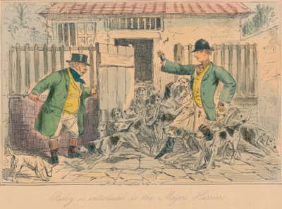 Billy est présenté aux Majors Harriers, 1858 - John Leech