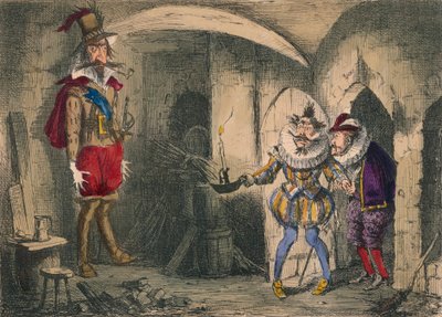 Découverte de Guido Fawkes par Suffolk et Mounteagle, 1850 - John Leech