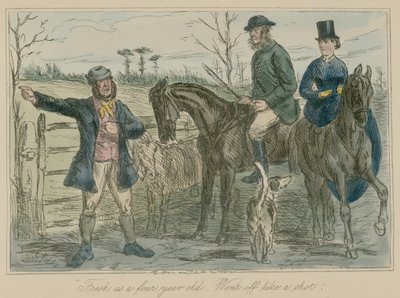 Frais comme un enfant de quatre ans. Parti comme une flèche - John Leech