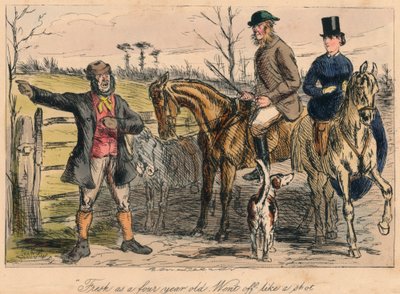 Frais comme un enfant de quatre ans. Parti comme une flèche, 1865 - John Leech