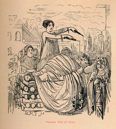 Le bûcher funéraire de Sylla, 1852 - John Leech