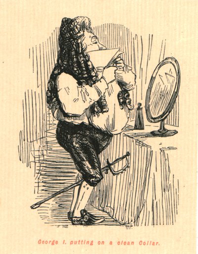 George I mettant un col propre, 1897 - John Leech