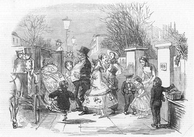 Aller au pantomime - John Leech