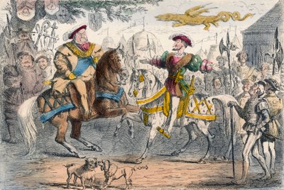 Henri VIII rencontre François Ier - John Leech