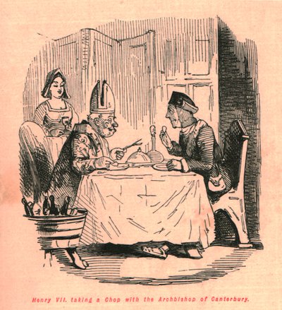 Henri VII prenant un repas avec l