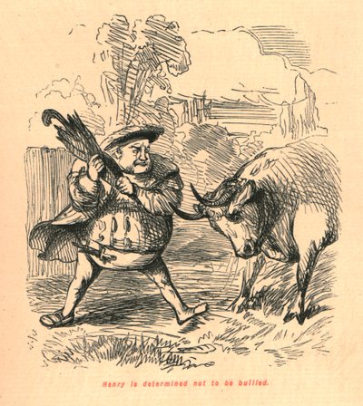 Henry est déterminé à ne pas se laisser intimider, 1897 - John Leech