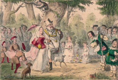 Henri VIII et sa reine en mai, 1850 - John Leech