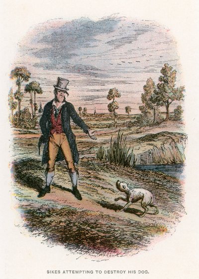 Illustration pour Oliver Twist - John Leech