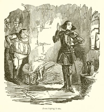 Joan essayant - John Leech