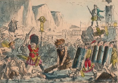 Débarquement de Jules César - John Leech