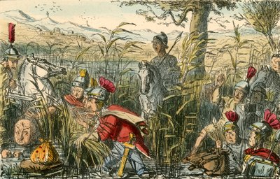 Marius découvert dans les marais de Minturnae - John Leech