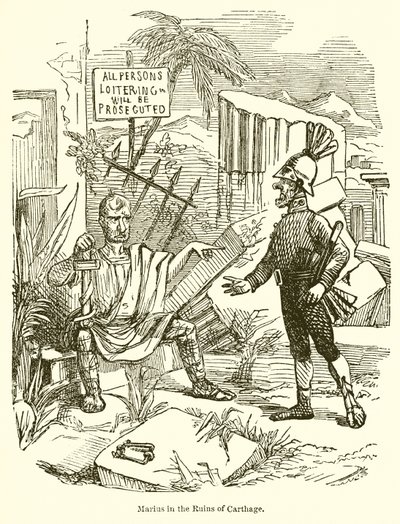 Marius dans les ruines de Carthage - John Leech
