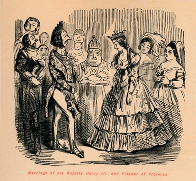Mariage de Sa Majesté Henri III et Éléonore de Provence, vers 1860 - John Leech