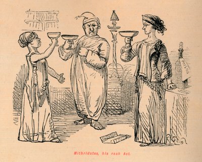Mithridate, son acte téméraire, 1852 - John Leech