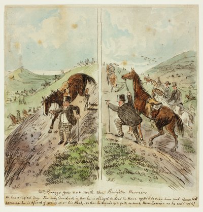 M. Briggs sort avec les Brighton Harriers - John Leech