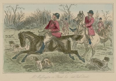 M. Muffington sur Placid Joe ancien Pull Devil - John Leech