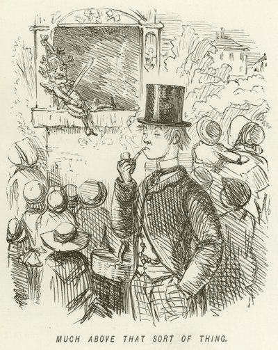Bien au-dessus de ce genre de chose - John Leech