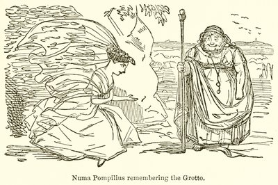 Numa Pompilius se souvenant de la grotte - John Leech