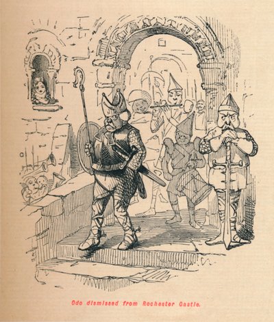 Odo renvoyé du château de Rochester, vers 1860 - John Leech