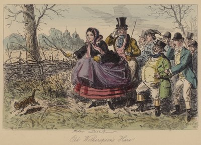 Le lièvre de vieux Wotherspoon! - John Leech