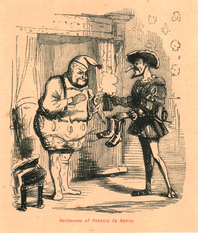 Politesse de François envers Henri, 1897 - John Leech