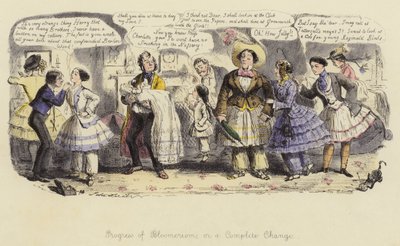 Progrès du Bloomerisme, ou un changement complet - John Leech