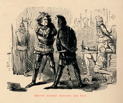 Querelle entre Somerset et York - John Leech