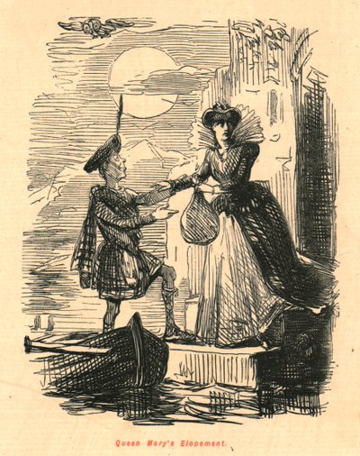 La fuite de la reine Mary, 1897 - John Leech